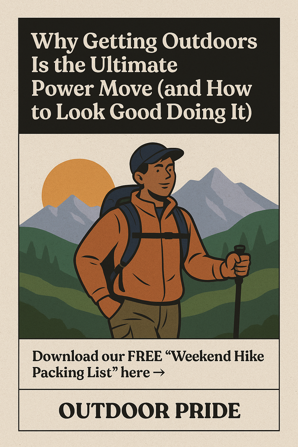 Why Getting Outdoors Is the Ultimate Power Move (and How to Look Good Doing It)
