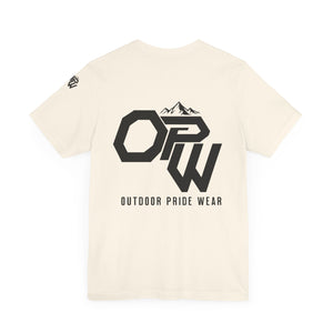 The Pride Mark Tee, this is our Signature OPW Tee, simple and poweful. represents our brand