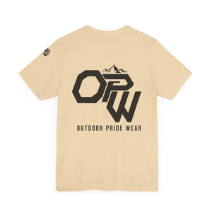 The Pride Mark Tee, this is our Signature OPW Tee, simple and poweful. represents our brand