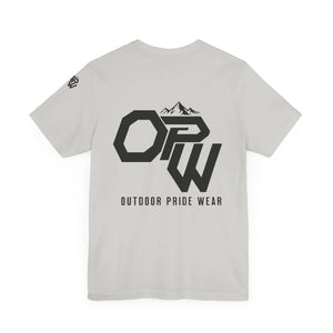 The Pride Mark Tee, this is our Signature OPW Tee, simple and poweful. represents our brand