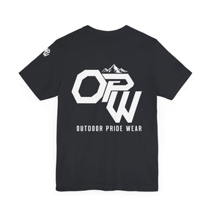 The Pride Mark Tee, this is our Signature OPW Tee, simple and poweful. represents our brand