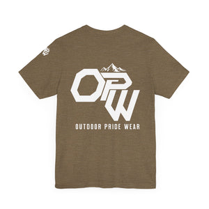 The Pride Mark Tee, this is our Signature OPW Tee, simple and poweful. represents our brand