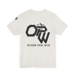 The Pride Mark Tee, this is our Signature OPW Tee, simple and poweful. represents our brand