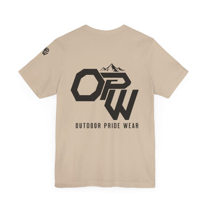 The Pride Mark Tee, this is our Signature OPW Tee, simple and poweful. represents our brand