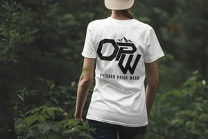 The Pride Mark Tee, this is our Signature OPW Tee, simple and poweful. represents our brand